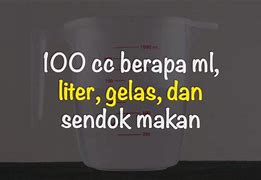 4.5 Liter Berapa Ml